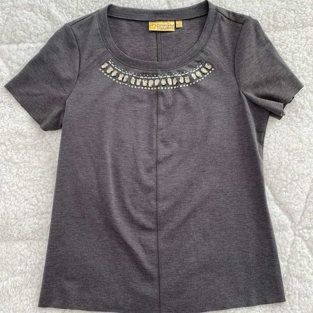 Jewel neck blouse, size S